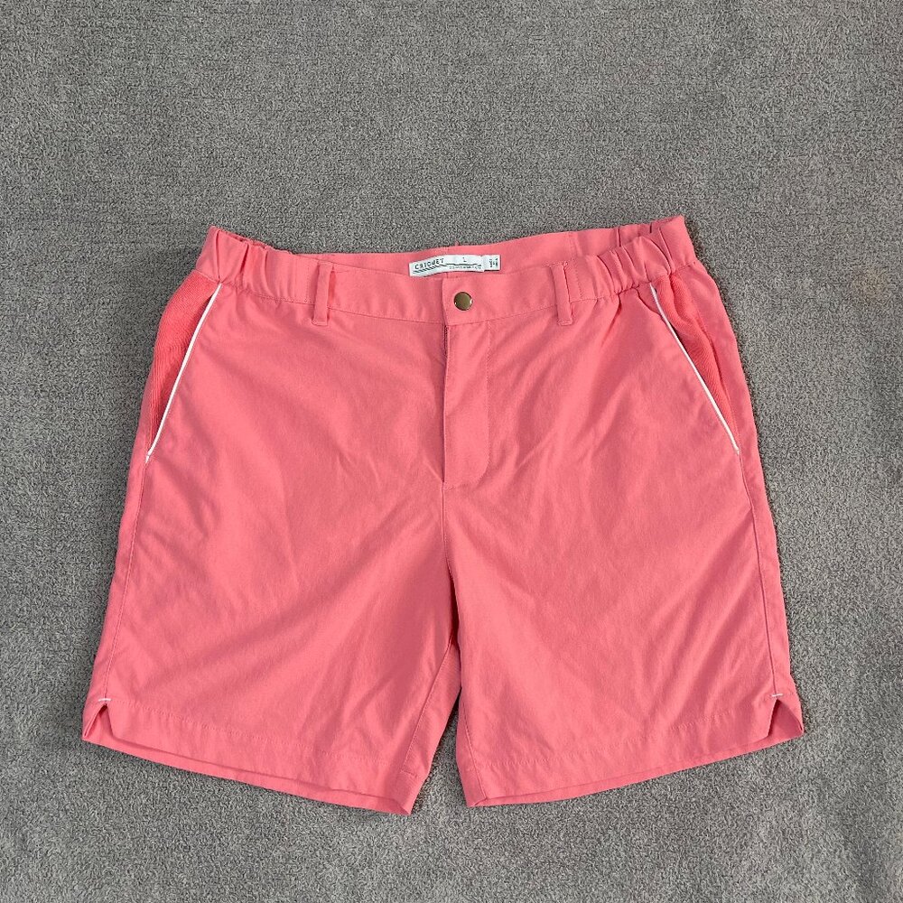Criquet Performance Pink 7" Short Nylon Stretch Golf Men's Size Large